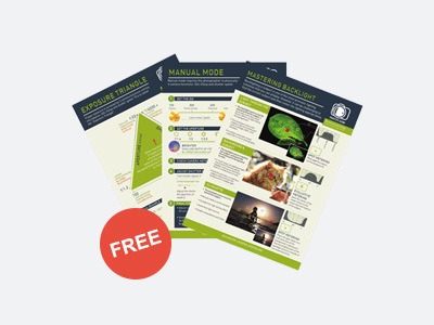𝗙𝗥𝗘𝗘 𝗕𝗢𝗡𝗨𝗦: 3 printable cheat sheets – ‘Exposure Triangle’, ‘Manual Mode’ & ‘Mastering Backlight’ ($15 Value)