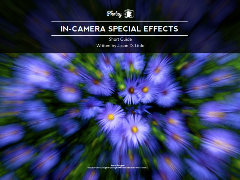 FREE Guide InCamera Special Effects Photzy
